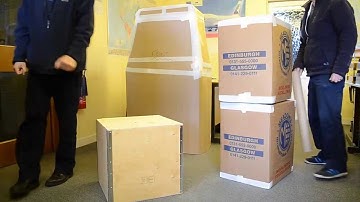 Meadows International Removals - Packing Demonstration Fragile Items