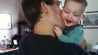 2/4/12: Hudson is ticklish