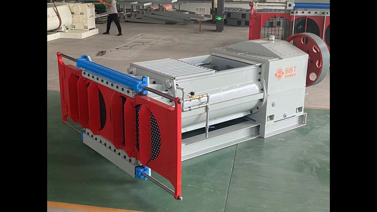 Front Making Machine Front grid extruder clay brick making machine - YouTube