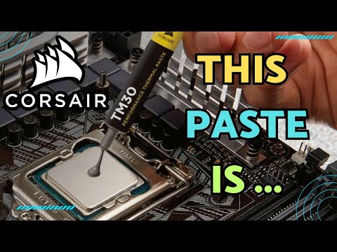 Corsair TM30 Performance Thermal Paste - Good or Garbage? Tested - 4k HDR