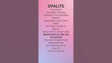 💫 Taylor Swift – Opalite | Emotional Lyrics That Shine Bright #taylorswift #viral  #lyrics  #shorts