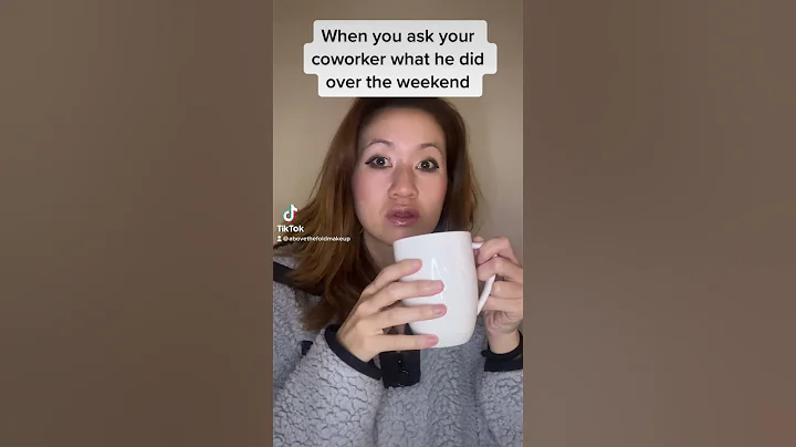 Asking my coworker what he did over the weekend #weekend #watercooler #smalltalk #coworkers #shorts