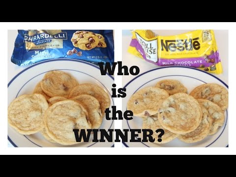 Chocolate Chip Cookies | What brand (Ghirardelli or Nestle Toll House) makes the best cookie?