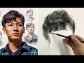 How to Draw a Man&#39;s Hair in Pencil