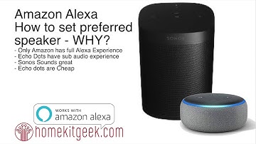 Amazon Alexa - Setting Your Prefered Speakers