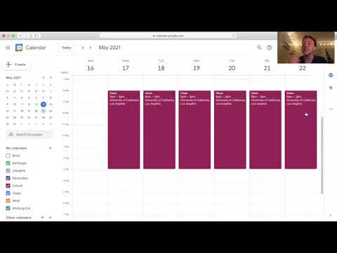 Google Calendar Organization with Brick