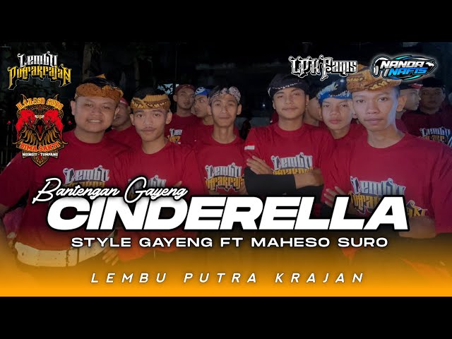 JINGLE BANTENGAN❗CINDERELLA (MAHESO SURO BIMA SAKTI Ft LEMBU PUTRA KRAJAN By ‎@nandanafisrmx_ class=