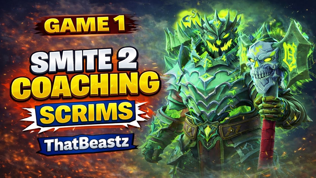 Smite 2 - BSL Team Scrims - Demigod Ranked. Live Coaching Thatbeastz Training Arc Game 1 EP:38