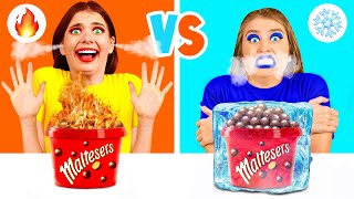 تحدي الأكل "البارد" ضد "الساخن" | مواقف مضحكة BaRaFun Challenge