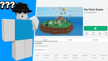 I FINALLY finished my first game in Roblox Studio!