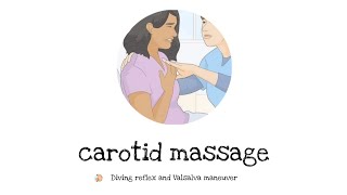 Carotid massage, Diving reflex and Valsalva maneuver