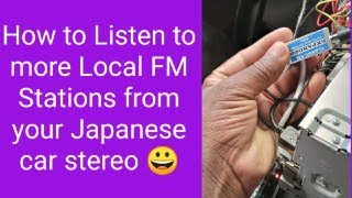 FM Band Expander:listen to  Local FM Stations from your Japanese car Stereo screenshot 3