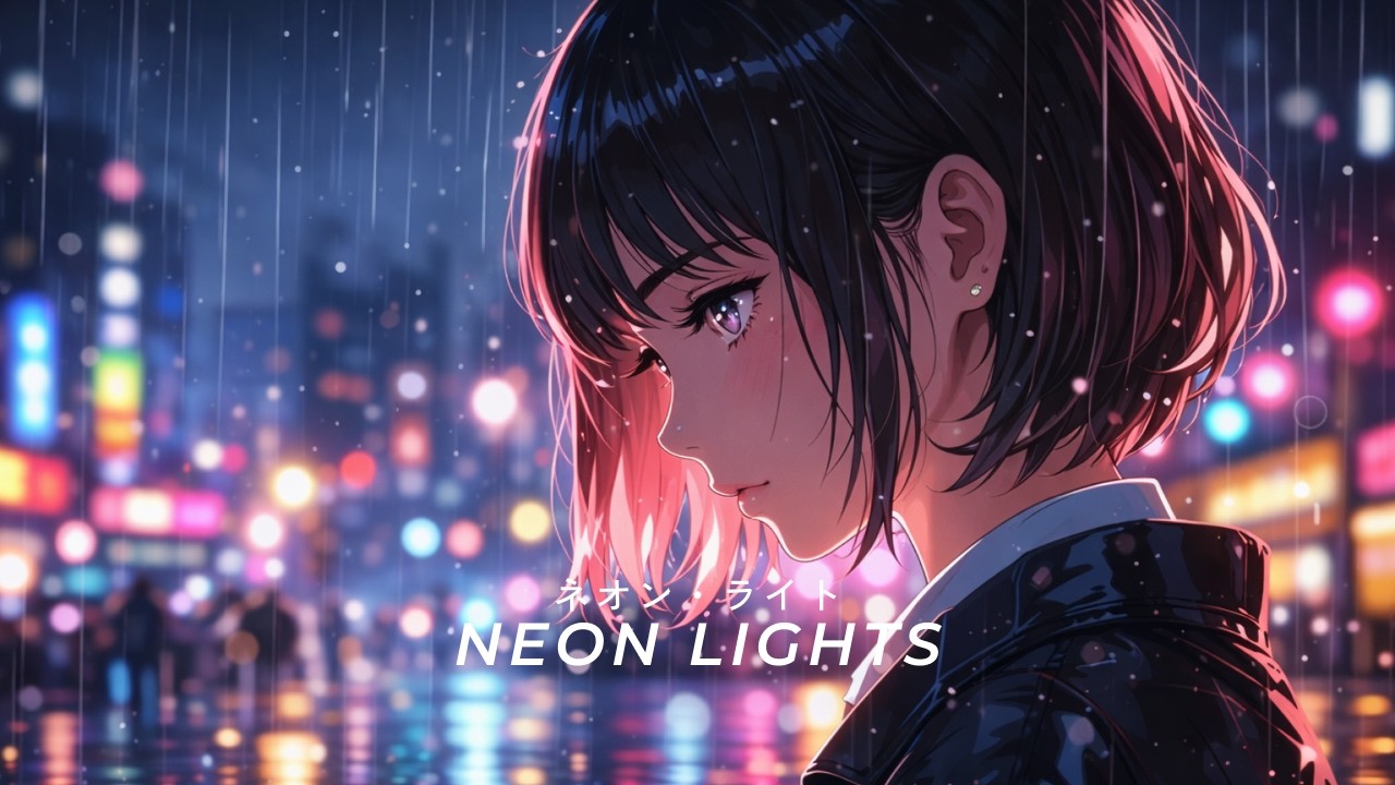 80s Japanese City Pop | Neon Lights | LYRIC VIDEO - YouTube