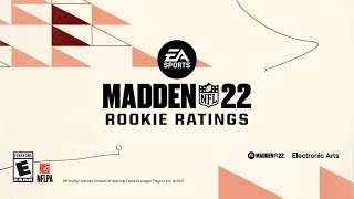 Madden 22 | Rookie Ratings Reveal