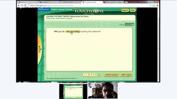 Practicing English using TOUCHSTONE ARCADE