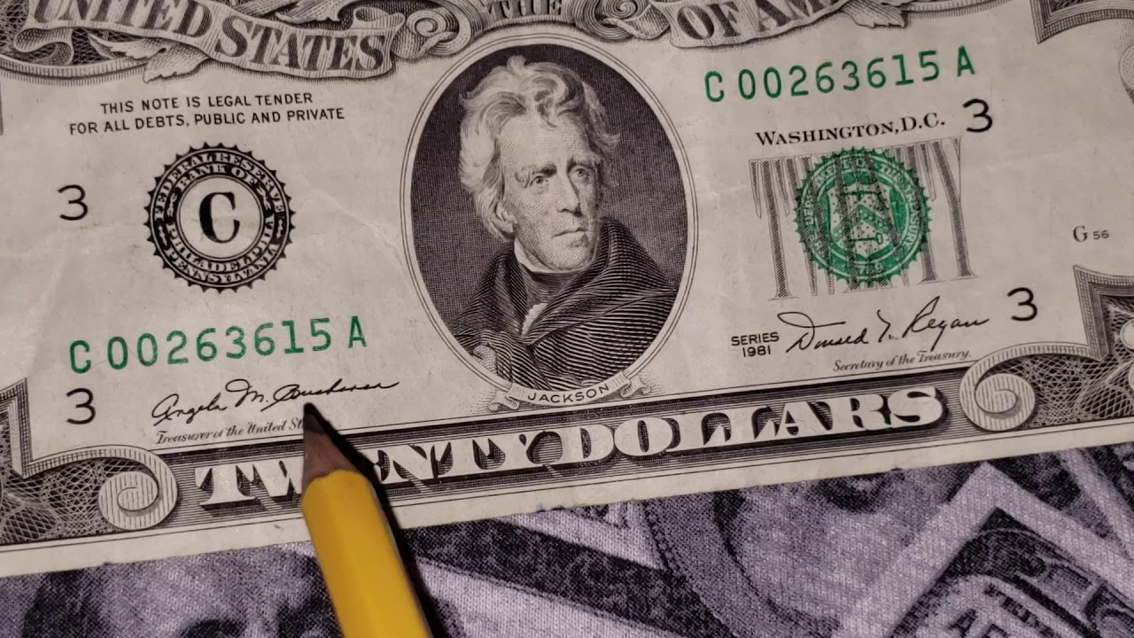 Valor De Este Billete De 20 D lares Coleccionable De 1981 YouTube