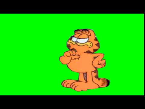  (Green Screen) Garfield: We like to see me in a pet bed
