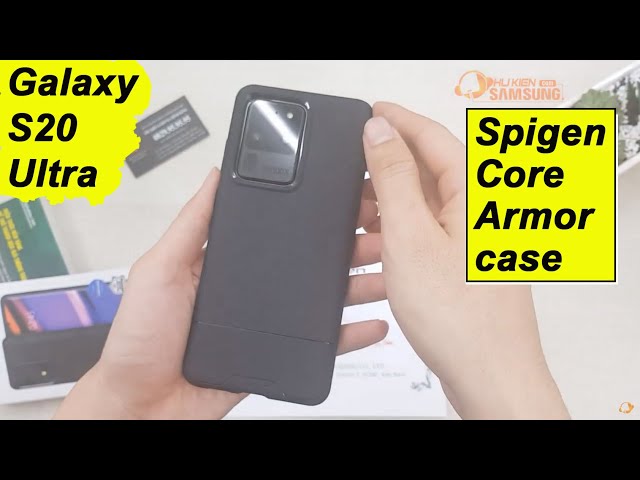 Unboxing Spigen Core Armor case  for Samsung Galaxy S20 Ultra ! How to use it