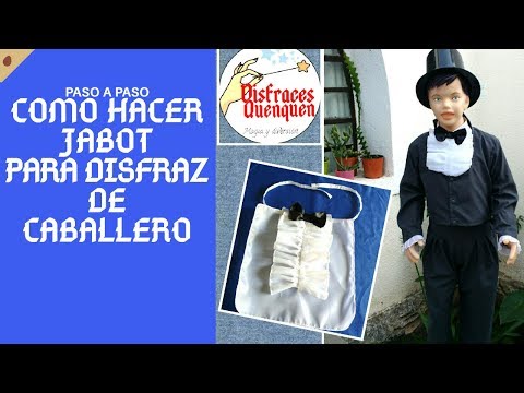 DIY. Como hacer JABOT para disfraz de Caballero de Época Colonial paso a paso. 25 de Mayo,9 de Julio