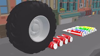 Satisfying ASMR Game, Relaxing Video - Wheel Smash screenshot 2