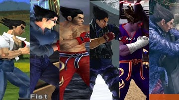 Doing a Kazuya combo in every Tekken game (T1 to T8/1994-2024)