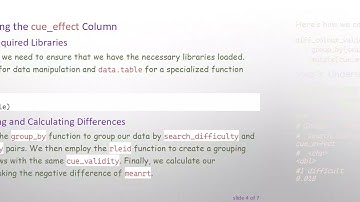 Calculating cue_effect in a Grouped Data Frame Using R dplyr