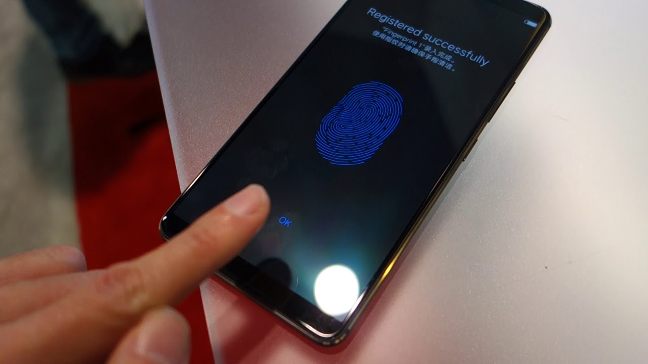 Setting up the indisplay fingerprint scanner on the Vivo Smartphone YouTube