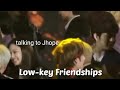 bts and blackpink low-key friendships.