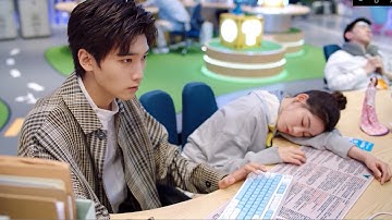 ❤️陆漓加班到睡着，姜逸城偷偷帮她做完，太宠老婆了！ | 程序员那么可爱 Cute Programmer