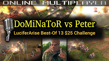 DoMiNaToR vs Peter Bo13 Challenge | C&C Generals Zero Hour