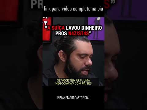 imagem do vídeo "LAVOU DINHEIRO PROS N4Z!ST4S..." com Pedro Burini | Planeta Podcast (História) #shorts