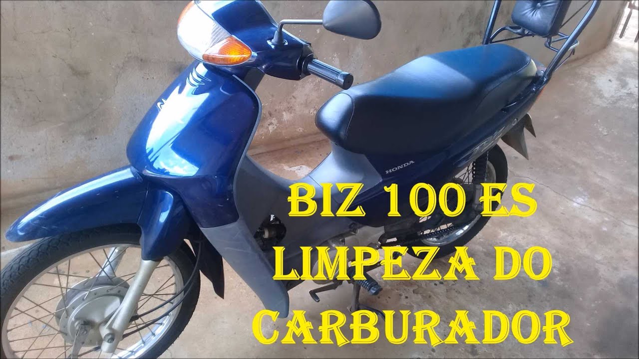FAZENDO A LIMPEZA DO CARBURADOR DA BIZ 100 es