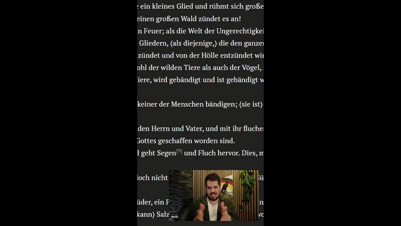 Fluchen, Lästern und dein Glaube.