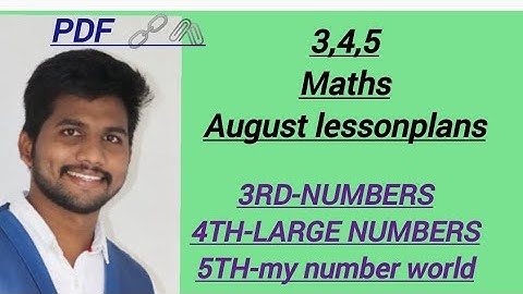 SCERT new model lesson plans||#lessonplans ||mathsmahic lesson plans •|3,4,5 maths plans