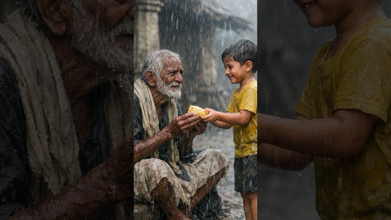 Garibi, Barish Aur Ek Masoom Bachcha 😢 | Emotional AI Story”