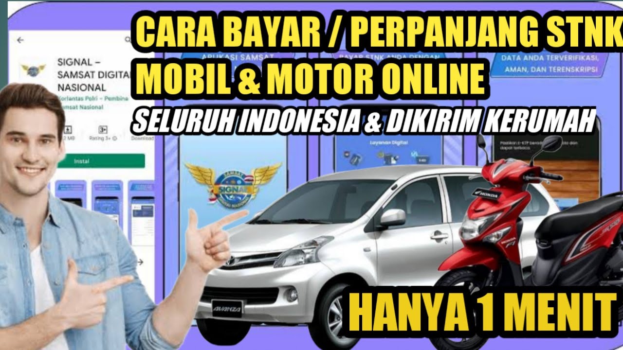 cara perpanjang stnk online TERBARU 2023 ‼️ YouTube