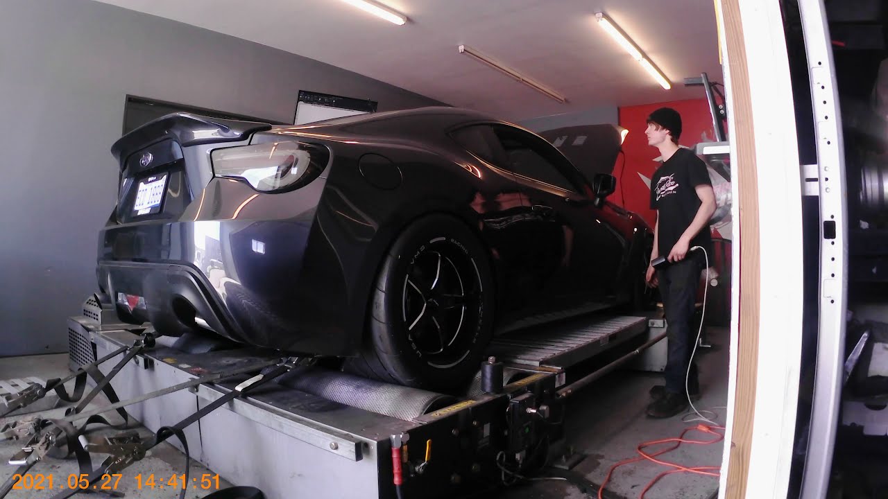 CRAZY Subaru BRZ 2jz swapped Dyno pull