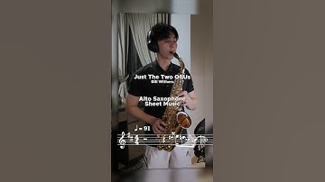 Just The Two Of Us Alto Sax Sheet Music 🎷 #justthetwoofus #saxophone #sheetmusic #billwithers