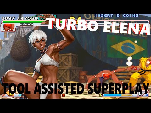 [TAS] - Street Fighter III: 4rd Strike Arranged Edition (TURBO CHEAT) - Elena - Super Art 2