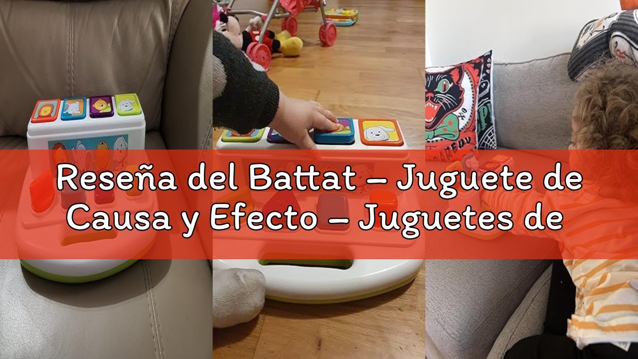 Reseña del Battat – Juguete de Causa y Efecto – Juguetes de Desarrollo con Botones y Colores – Jugue