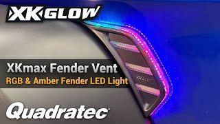 Insane Fender Vent Leds Xkglow Rgb Amber Install On Wrangler Jl & Gladiator Jt