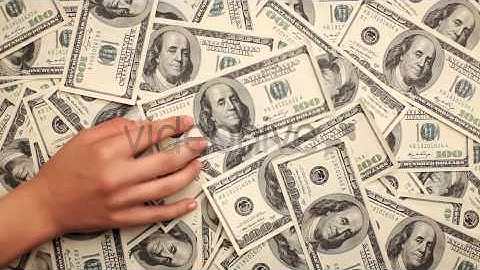 Stock Footage - Background Of Hundred Dollar Bills | VideoHive