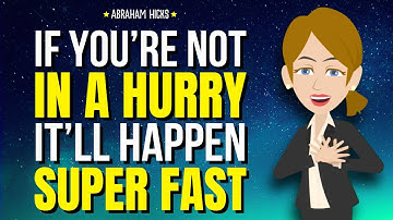Calm Your Nervous System and It’ll Happen Super Fast ✨ Abraham Hicks 2025