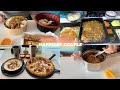 예비 부부 헁복커플의 맛있는 음식들의 연속 브이로그/오리 훈제 샐러드, 자장면, 마왕족발, 당면추가, 마왕국수, 이재모피자, 짜파게티 먹방