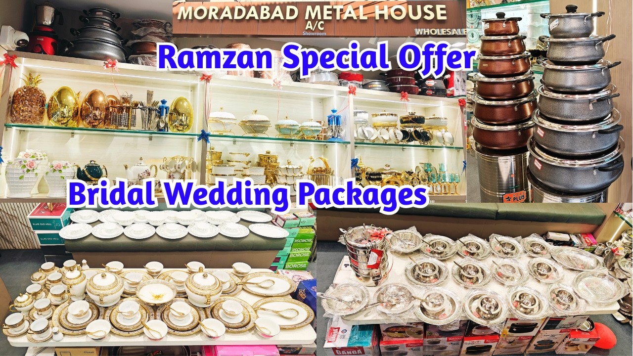 Ramzan Special Offer Celican Steel Melamine Dinner Sets Wedding Packages 120 Years Trusted Showroom
