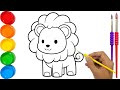 How to Draw a Cute Lion for Beginners Step by Step