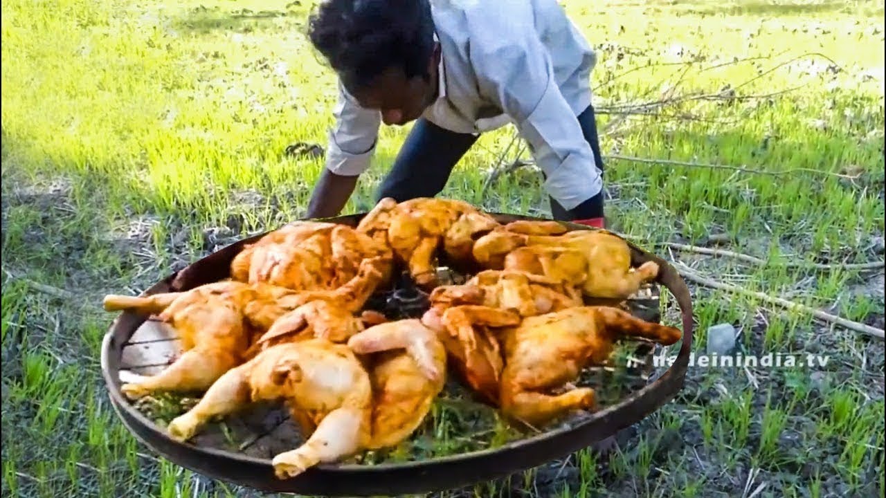 Full Chicken Tandoori | Village Style | STREET FOOD