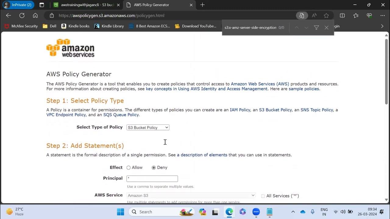 Mastering S3 Bucket Policies with Generator Tools YouTube