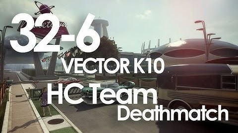 COD Black Ops2 | Vector K10 Gameplay | Hardcore TDM - Nuketown | 32-6