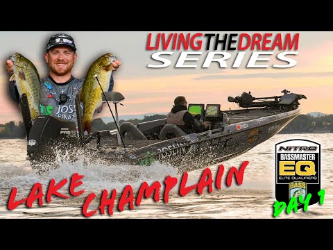 Fishing for $75,000 and the ELITES | Bassmaster Opens EQ - Lake Champlain DAY 1 - LTD Series